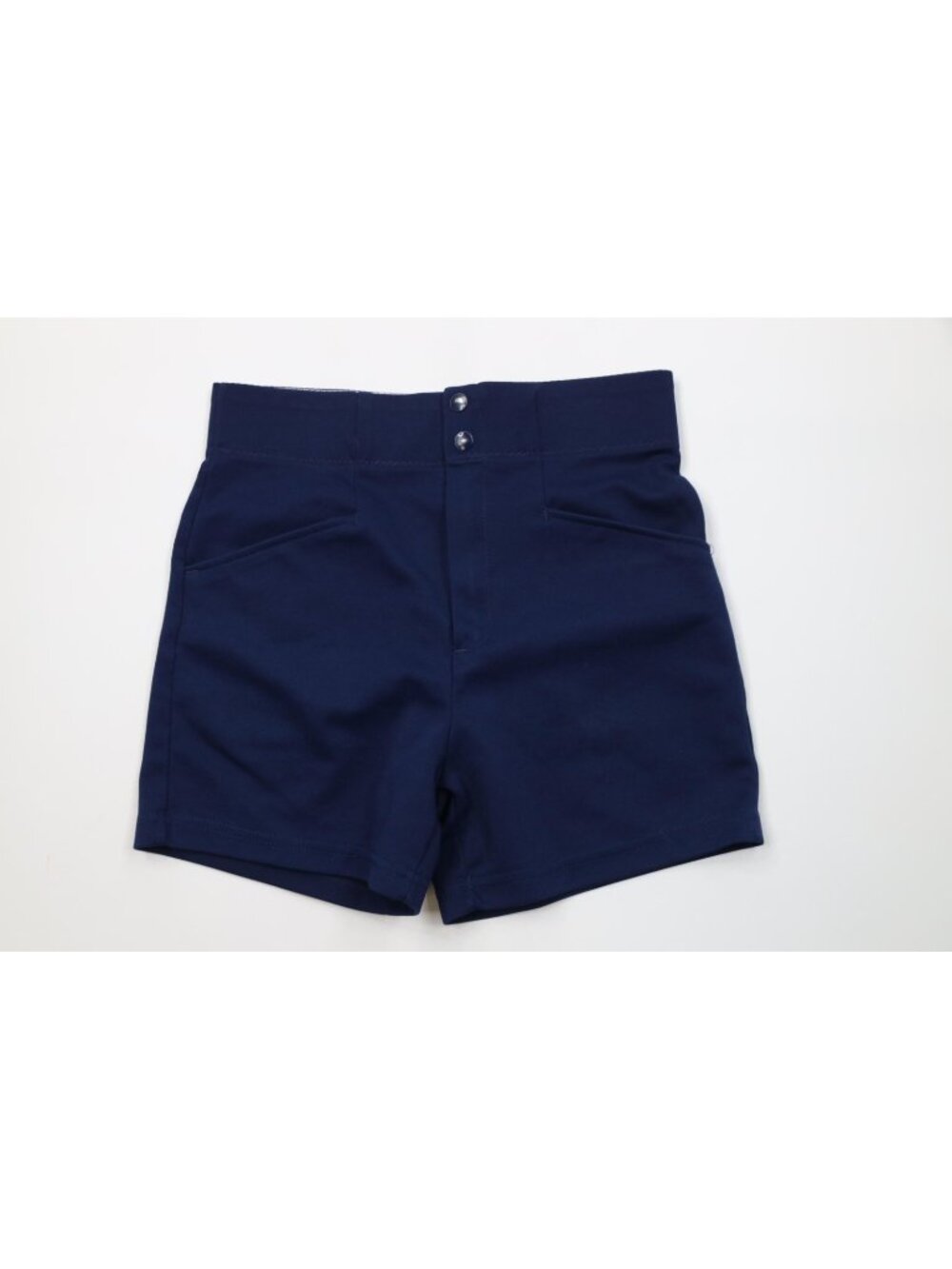 Vtg 70s 80s Bike Mens Medium Knit Baseball Coach Coaches Shorts Navy Blue USA